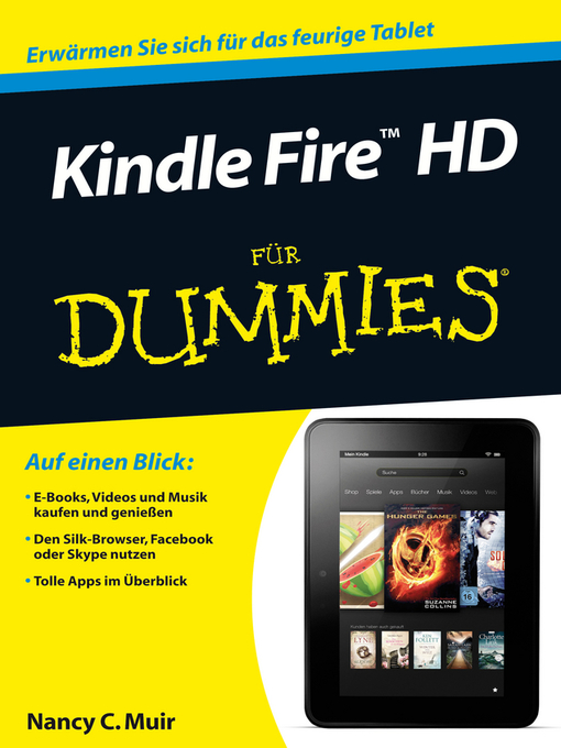 Title details for Kindle Fire HD für Dummies by Nancy C. Muir - Available